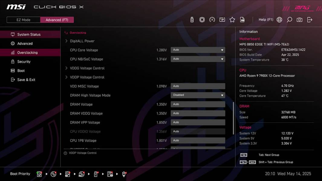 MSI MPG B850 EDGE TI WIFI-4